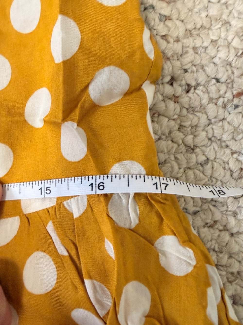 NWT Yellow Polka Dot Dress NWT L Retro Pinup inspired - Picture 8 of 9